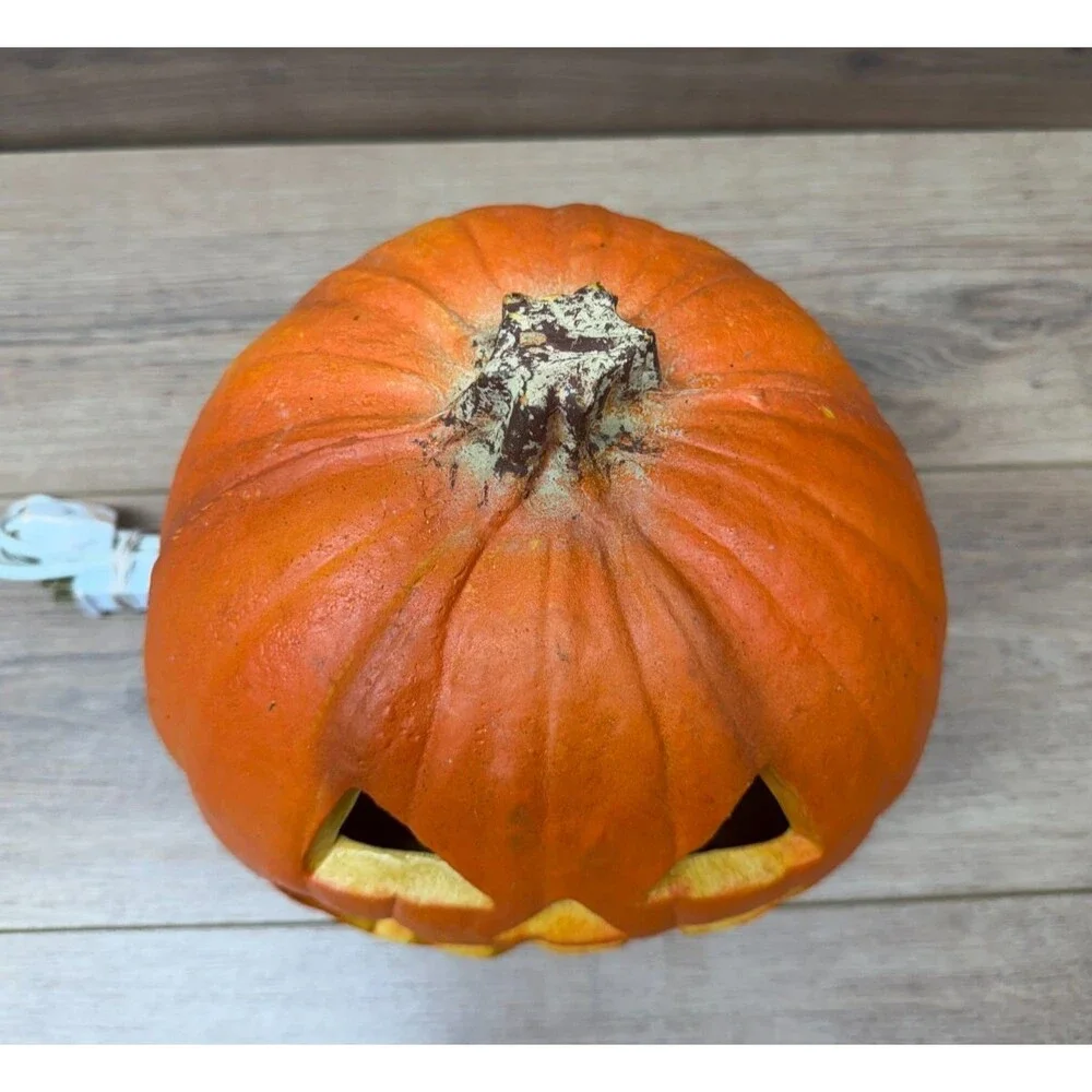 Trendmasters Light Up Foam Blow Mold Jack O Lantern Pumpkin 10